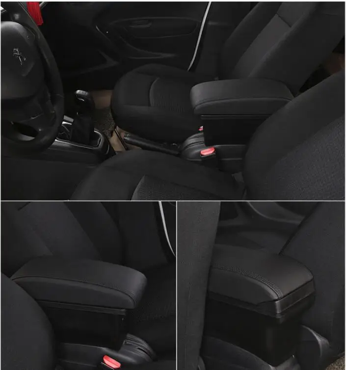 Для Citroen C-Elysee peugeot 301 подлокотник коробка для хранения с интерфейсом USB