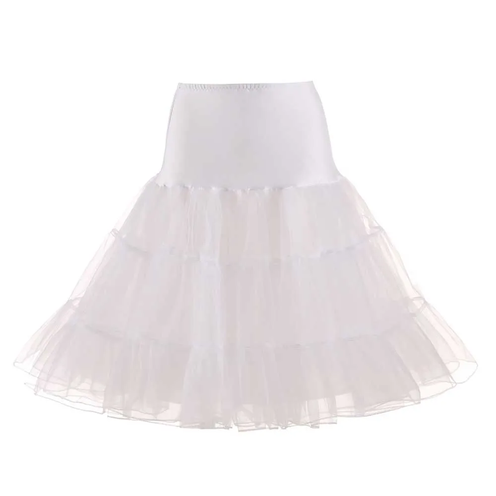 Wipalo Модная пышная тюлевая юбка, юбка-пачка, миди, большой размер 2XL, винтажная юбка, юбка туту, воланы, юбка из фатина и сетки - Цвет: White