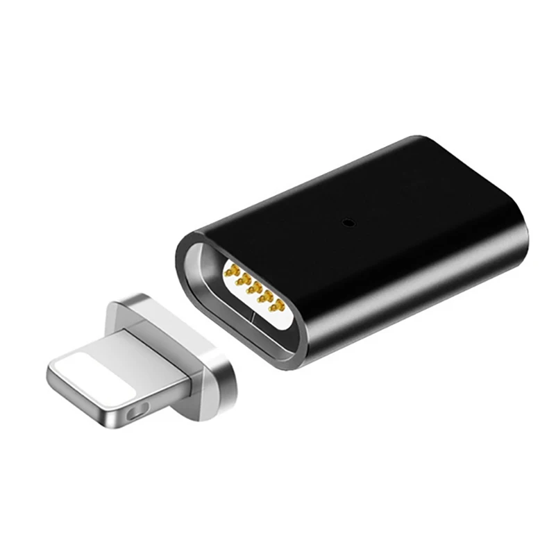 Магнитный переходник для зарядки телефона для iPhone, металлическое зарядное устройство для мобильного телефона, Зарядные адаптеры для Apple iPhone iPad, зарядное устройство, конвертер