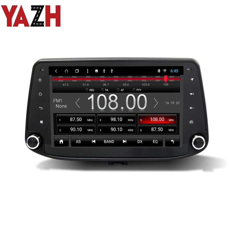 Excellent YAZH 1 din Auto Radio Stereo For Hyundai I30 2017 Car GPS Navigation Android 8.1 central multimedia System 9.0 inch auto radio 2