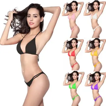 

Sexy Womens Triangle sleepwear Padded Bra Tops Panties 2 pieces Ladies Underwear sets Bra Camisole Shorts Panties