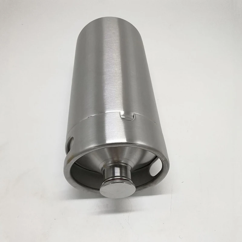  3.6L Kegs 304 Stainless Steel Home Beer Mini Keg Beer Growler Portable Beer Bottle Making Bar Beer 
