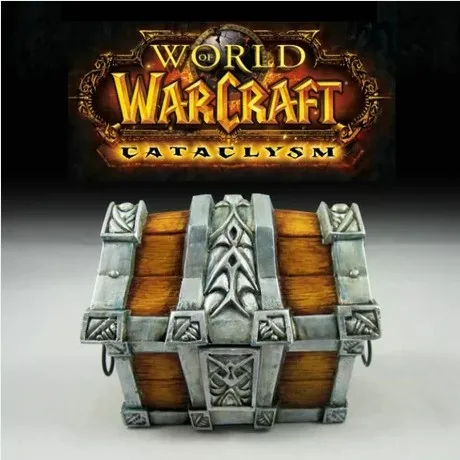 

World of Warcraft Treasure Box plastic box A broken treasure chest Desktop organizer bead storage containers