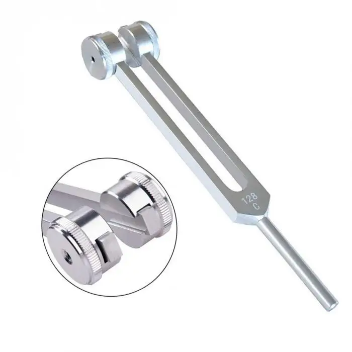 Tuning Fork 128Hz 256Hz Aluminum Alloy High Precision Hearing Detection Relieve Joint Pain KH889