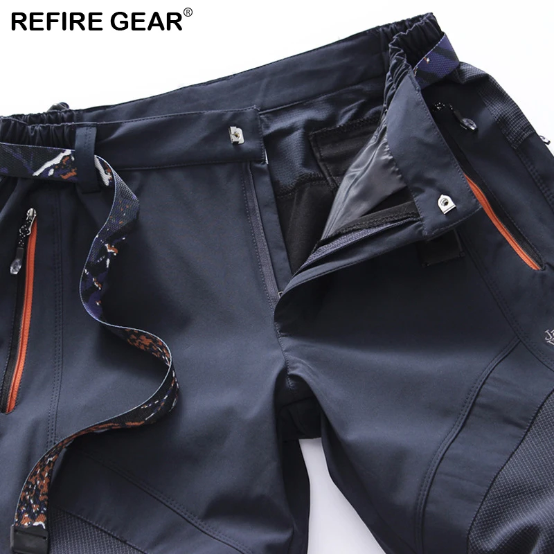 ReFire Gear otoño Quick Dry Soft Shell pantalones hombres impermeables deportes al aire libre senderismo pantalones escalada pesca pantalones 5XL ReFire Gear otoño Quick Dry Soft Shell pantalones hombres impermeables deportes al aire libre senderismo pantalones escalada pesca pantalones 5XL