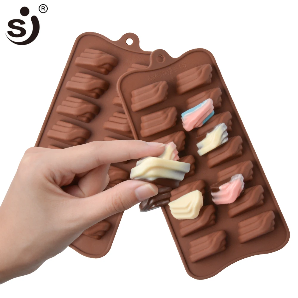 

SJ 3d Cake Decorations Tool Silicone Molds Chocolate Molds Candy Bar Cake Mold Jelly Pudding Baking DIY Mousse