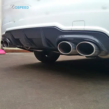 

Fit for Mercedes-Benz C W204 C63 AMG carbon fiber Rear diffuser bumper rear lip rear spoiler
