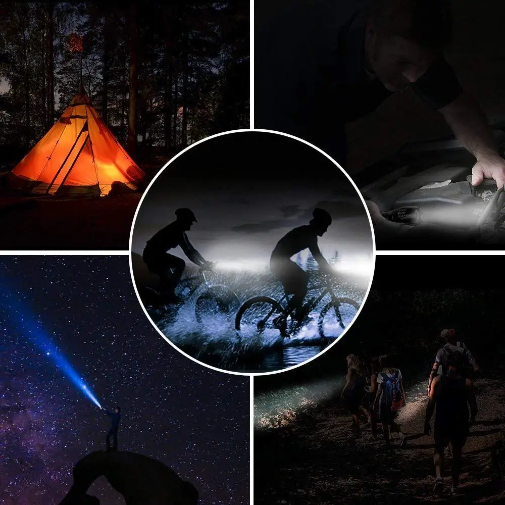 Zoomable Xlamp XHP70.2 светодиодный фонарь XHP50 тактический с зумом перезаряжаемый мощная