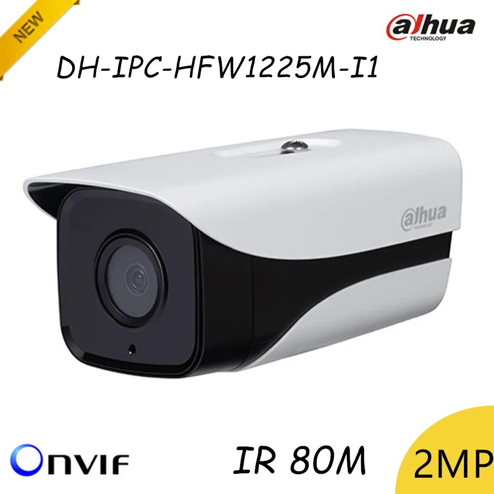 HD 1080P Dahua IP Camera DH-IPC-HFW1225M-I1 2MP IP67 Surveillance Network Bullet Camera Support Onvif IPC-HFW1225M-I1