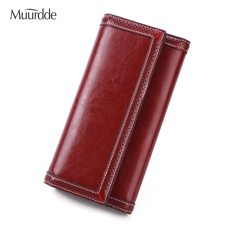 Fashion Crocodile Women Wallets Split Genuine Leather High