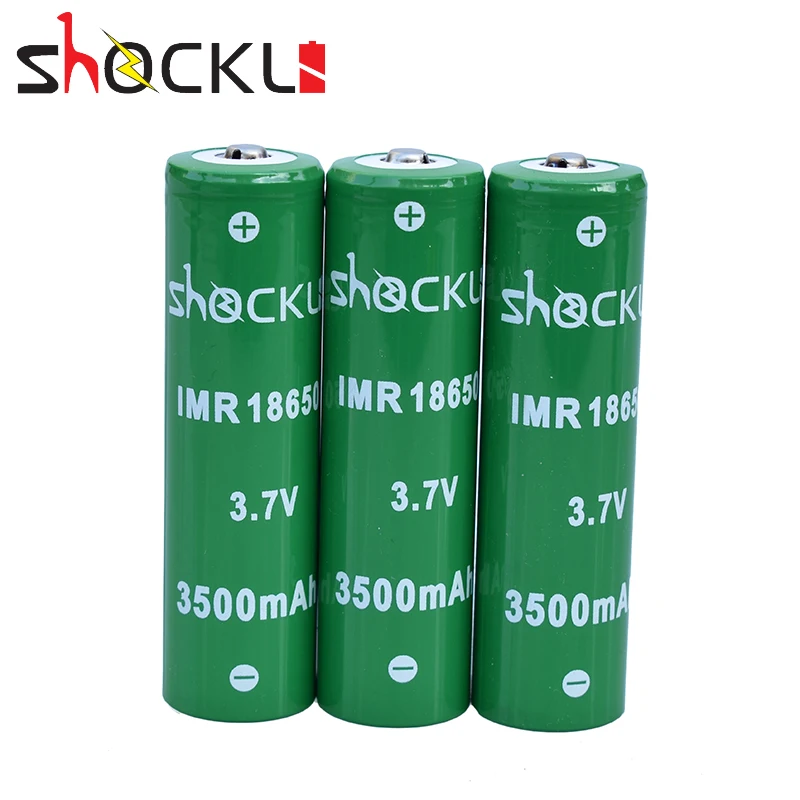 Литий ионный аккумулятор Shockli 18650 3500 мАч 3 7 в 25 А INR18650 для фонариков высокой