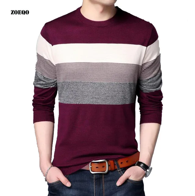 Sweater Men Autumn Winter Slim Fit Pullovers Men Pull Homme social cotton thin men’s pullover knitted sweater men masculino
