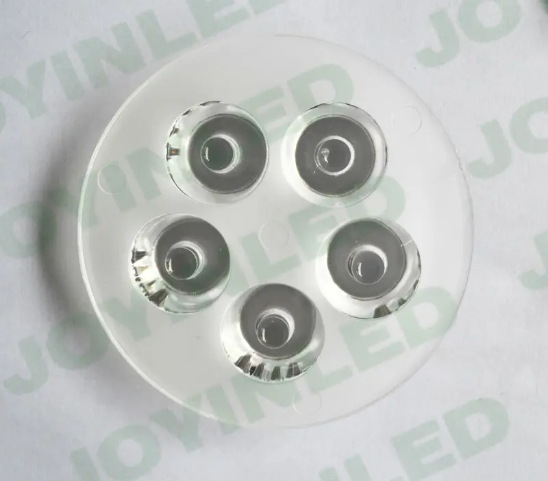 

Free shipping 10pcs 5W LED Conjoined Twin Optical Lens \ High Power LED Lens 45 degrees Size: (D)69 * (H)11mm PMMA