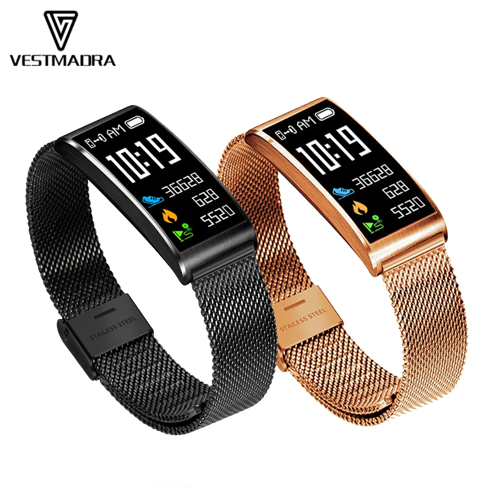 

VESTMADRA X3 Color Screen Fitness Tracker Waterproof Watch Heart Rate Monitor Smart Bracelet Activity Tracker