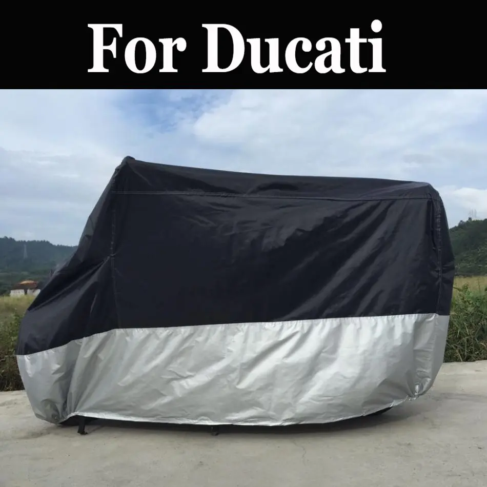 

New Arrival Waterproof Motorcycle Cover Outdoor Uv For Ducati Hypermotard 1100s Concept Sl500 Sport 1000 St3 St4s Abs Tt1