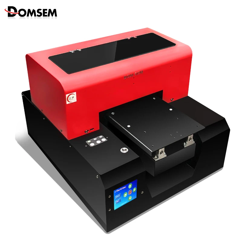 УФ принтер DOMSEM A4 многофункциональный плоский для Smart PVC ID машина печати визитных