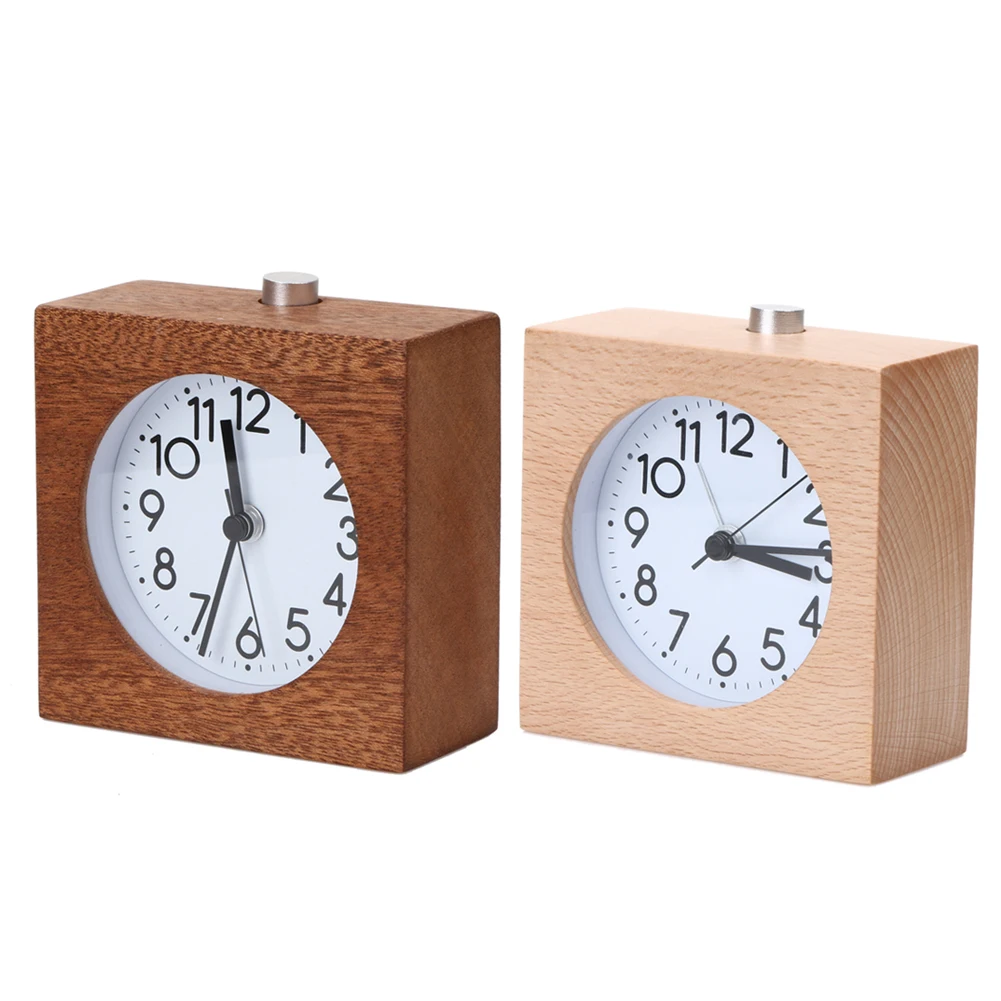 Alarm Clocks Square Snooze Circular Modern Europe Needle Quartz Antique