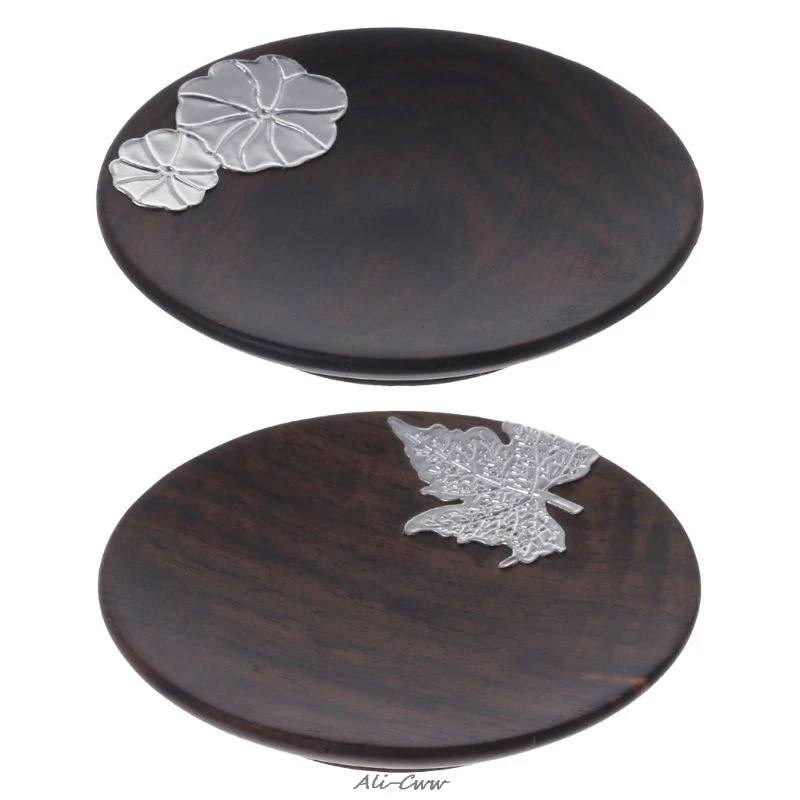 

Vintage Round Wood Coaster Heat Resistant Tea Coffee Cup Mug Mat Pad Placemat Holder Tableware Home Decor