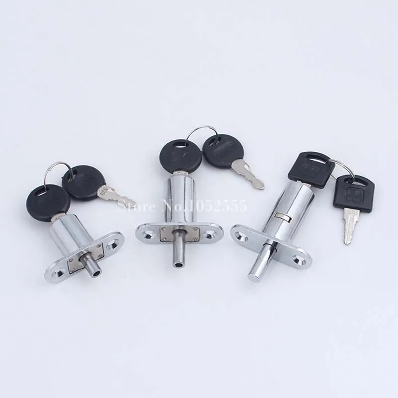 10PCS New Arrival Drawer Display Show Case Sliding Glass Push Door Cam Lock with Keys