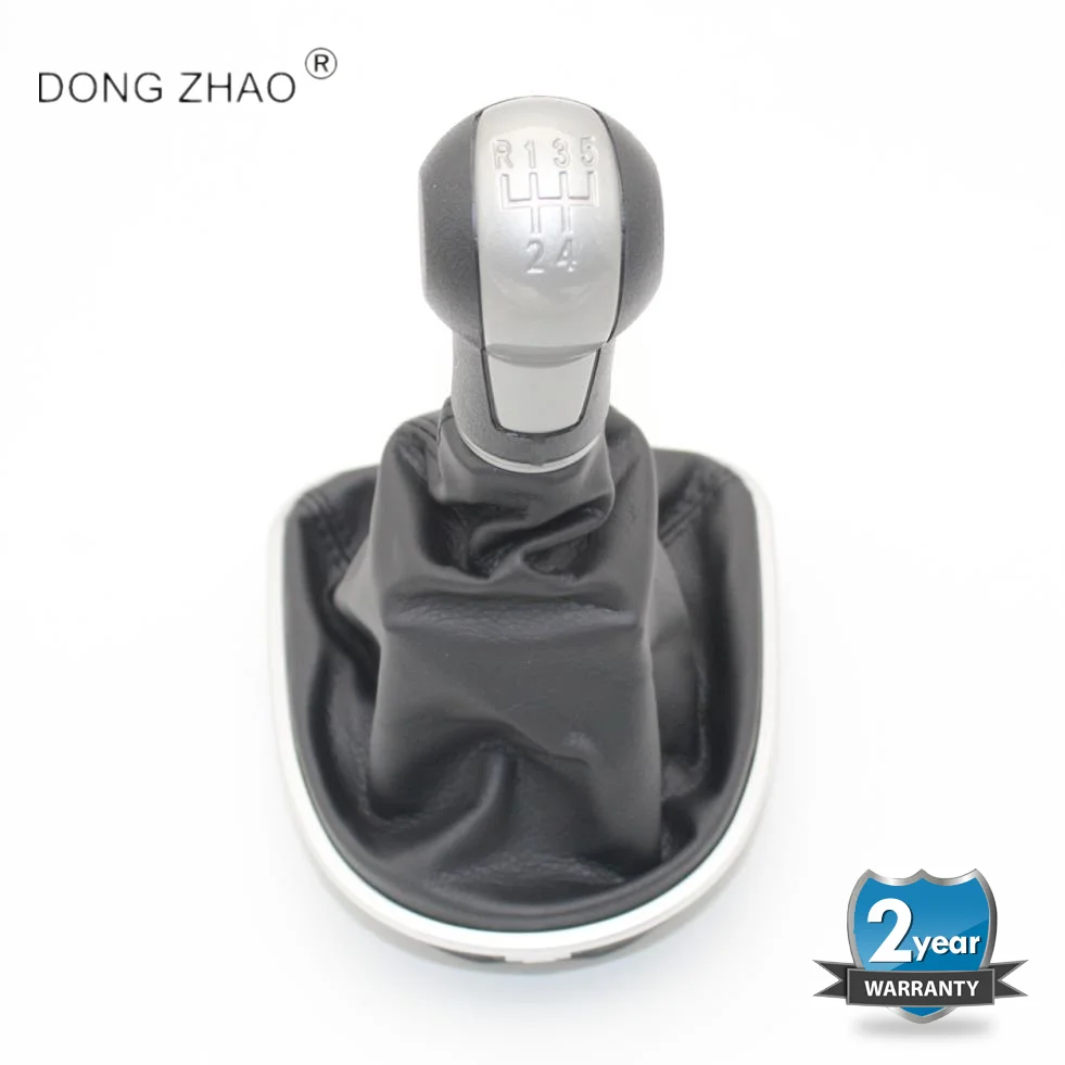 

For Seat Leon MK2 1P 2005 2006 2007 2008 2009 2010 2011 2012 Car-Stying 5 Speed Car Gear Stick Shift Knob With Leather Boot