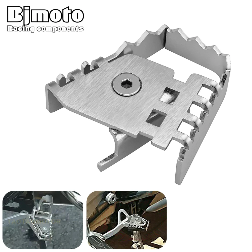 Bjmoto Motorcycle Rear Brake Pedal Extension Lever Step Enlarger For