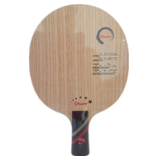 رماد الخشب تنس الطاولة مضرب أسفل خمسة الخشب الخالص تنس الطاولة مضرب