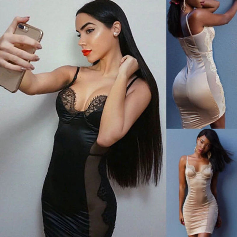 Новые пикантные Женские однотонные бинты Bodycon Тонкий без рукавов вечернее
