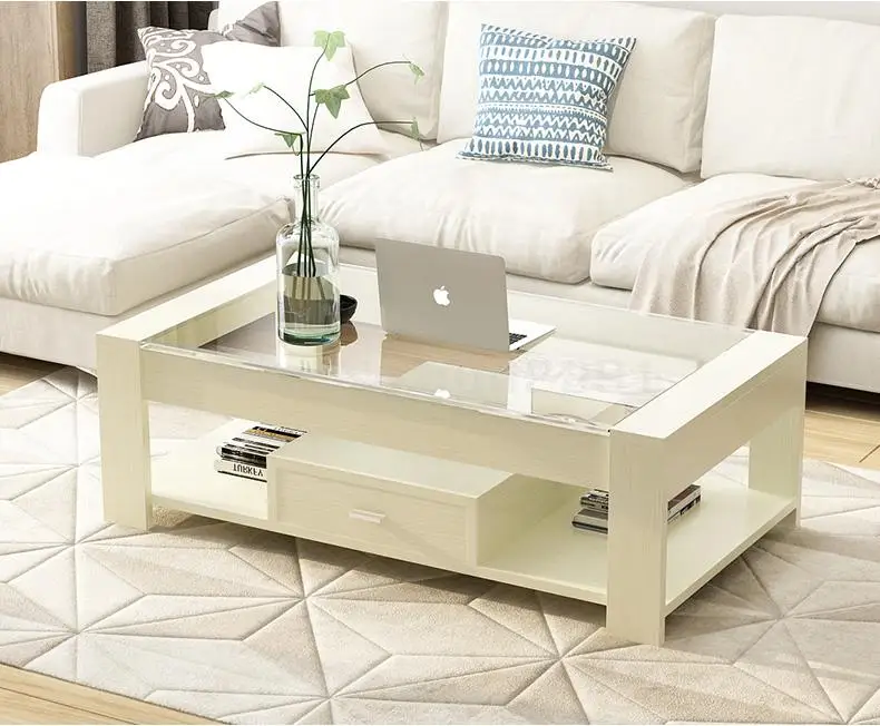 Discount Tea Table Simple Modern Tempered Glass Tea Table Living Room Simple Small Huxing Creative Tea Table Table Table 10