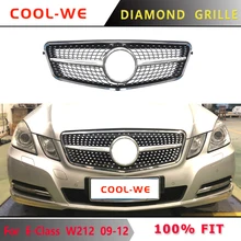 Для Mercedes Benz W212 Grill E CALSS Алмазная решетка E200 E260L E300L E350 E400 2009-2012