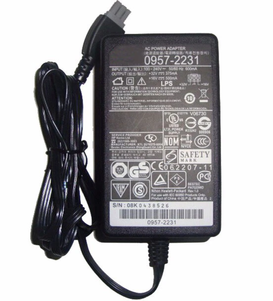 har taget fejl Kridt kutter F2180 F2280 1420 D1460 16V/500mA 32V/375mA Adapter Charger Power Supply For HP  DeskJet F2210 F2224 All-In-One 0957-2231 _ - AliExpress Mobile