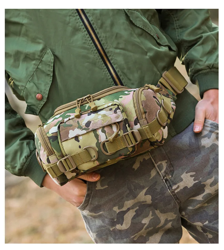 600D военно-тактические Водонепроницаемая поясная сумка человек военный пояс пакет Пеший Туризм Открытый Плеча MOLLE, Охота Рыбалка Сумка