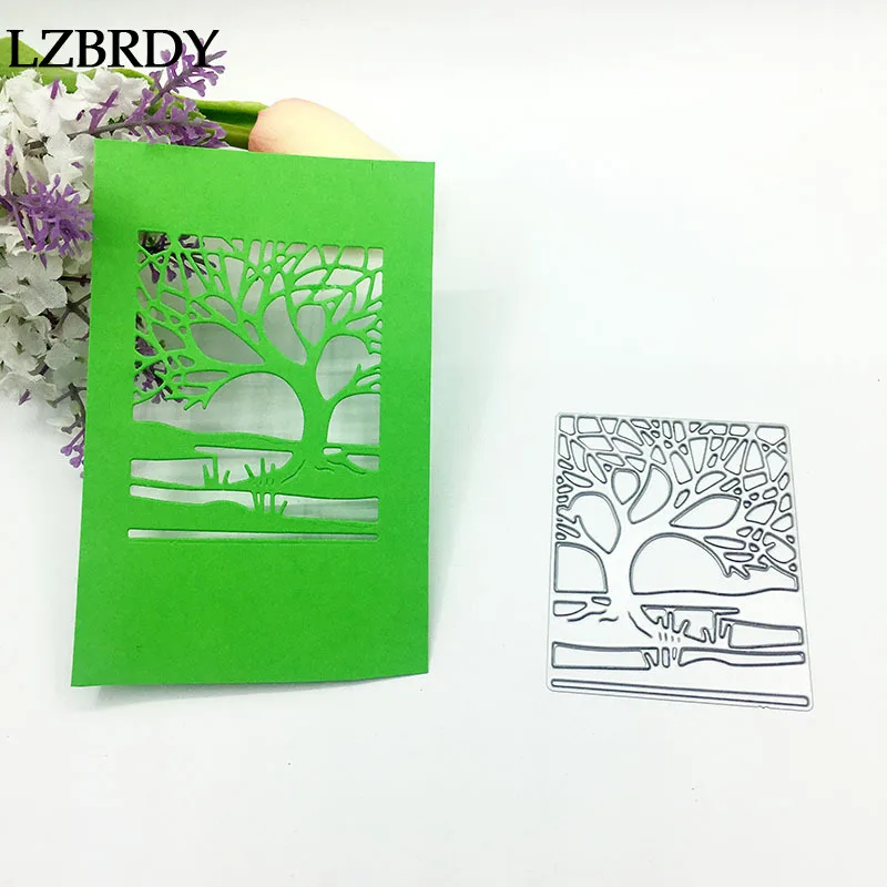 

2019 New DIY Tree Leaves Frame Metal Cutting Dies Alinacraft Dies for Card Making Scrapbooking Kids Chirstmas Craft Dies