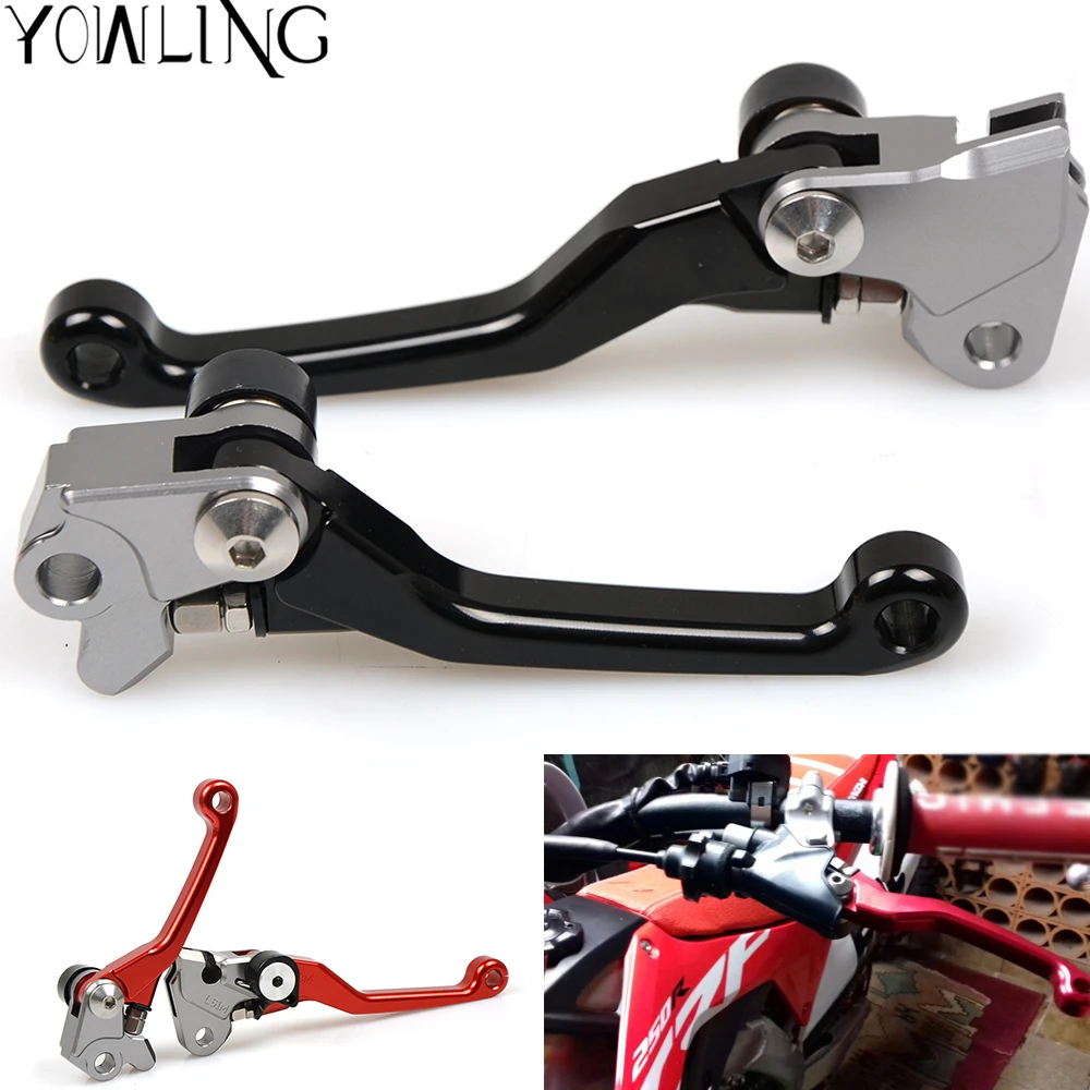 

CNC Pivot Brake Clutch Levers For Honda CR80R CR85R CRF125F CRF150R CR125R CR250R CRF450R Motocross Enduro Supermoto Dirt Bike