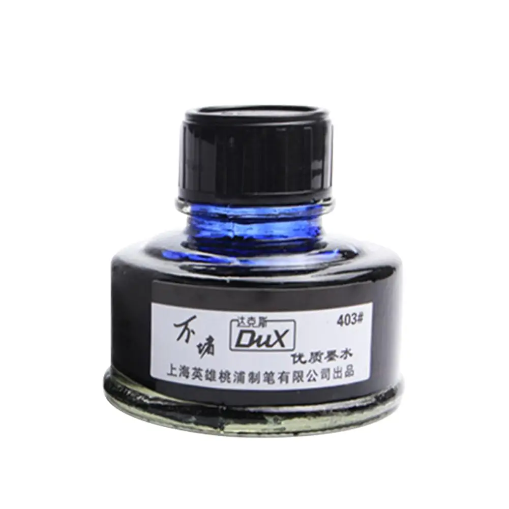 

50ml Glass Bottled Black Blue Red Smooth Writing Fountain Pen Ink Glass Bottle Student Stationery School Office Supplies