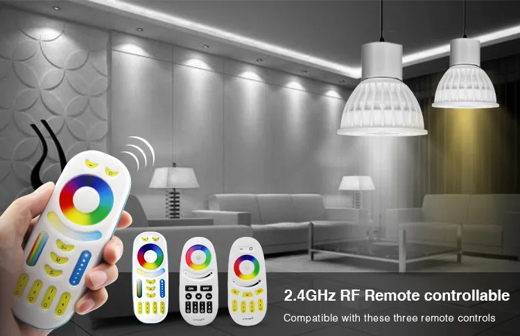 4 Вт Mi Light Светодиодная лампа с регулируемой яркостью MR16 GU10 RGB CCT (2700-6500 к) шт.
