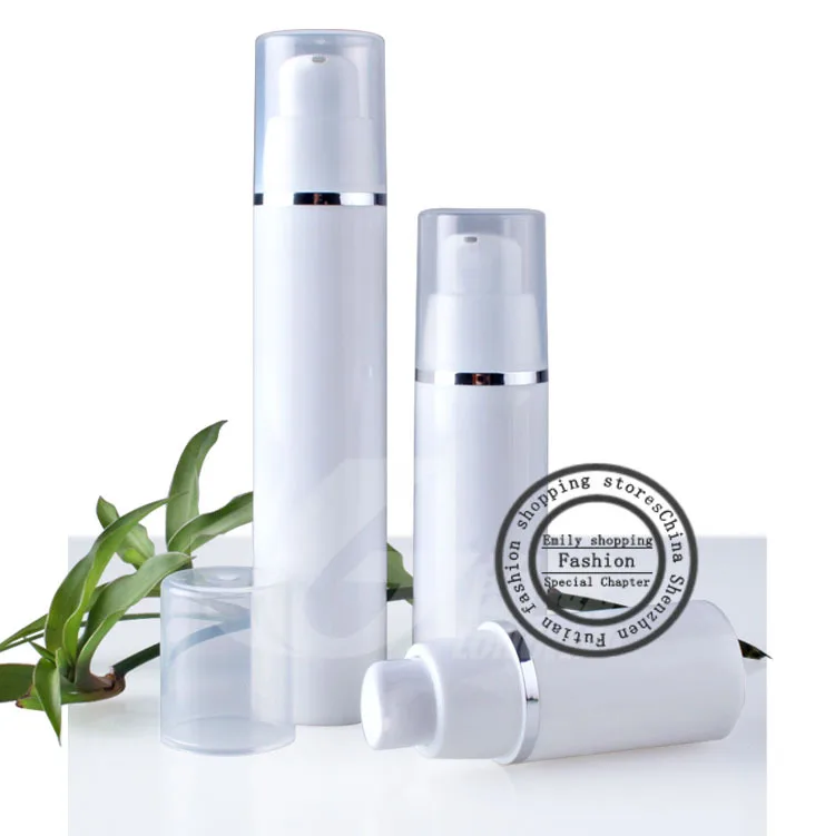 Download Empty White Airless Lotion Cream Pump Plastic Container ...