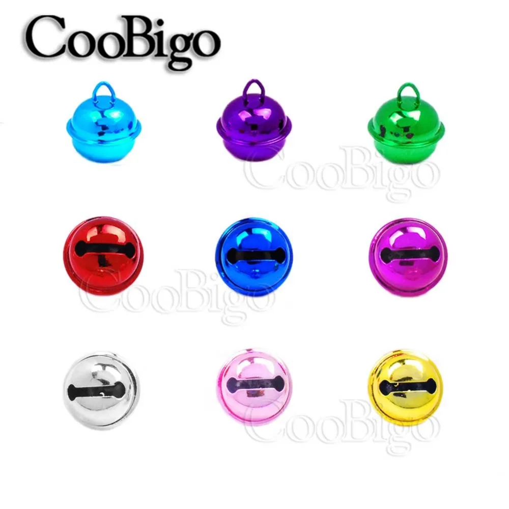 

5pcs Colorful Iron Metal 22mm Jingle Bell Christmas Decoration Pet Pendants Key DIY Crafts Handmade Accessories