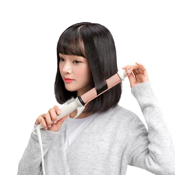 

Korean style Miniature curlers Large roll straight hair splint Straight hair curls two in one 30 seconds fast heating White