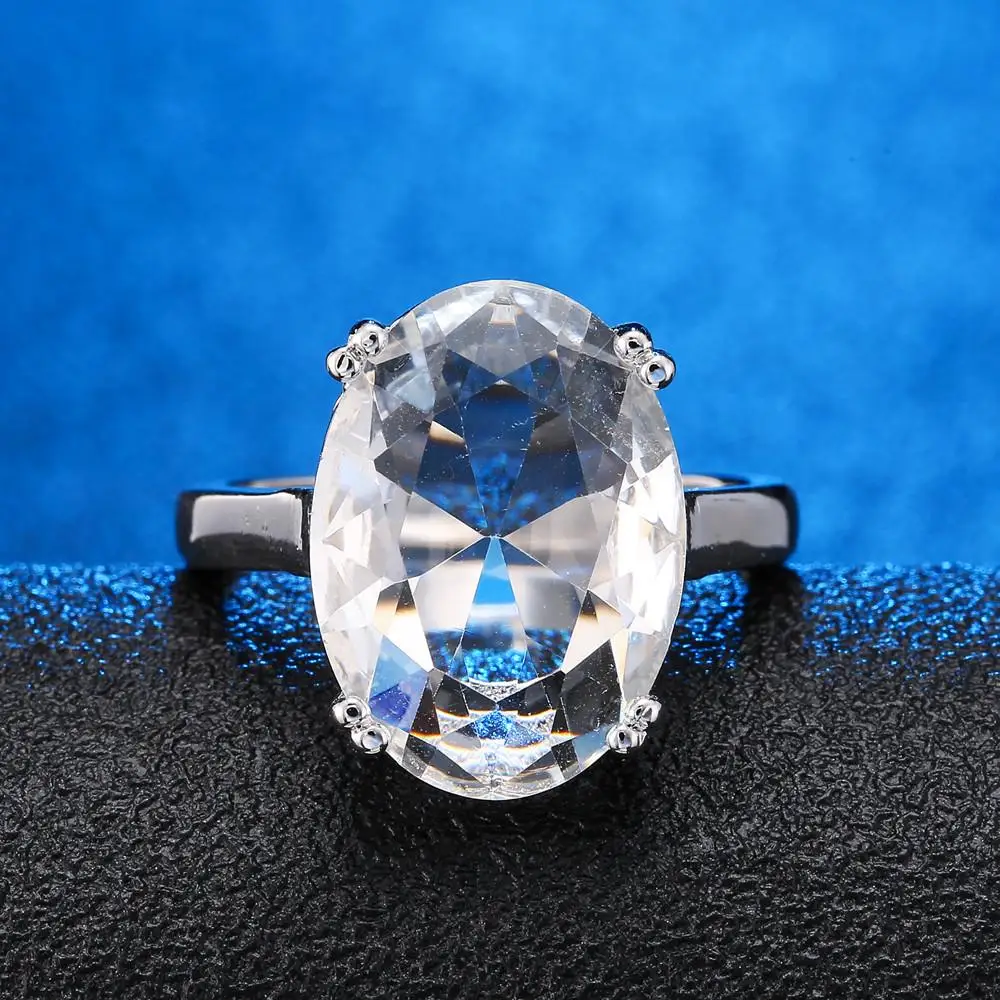 Ring luxury fashion jewelry bride wedding band engagement stainless steel ring for women