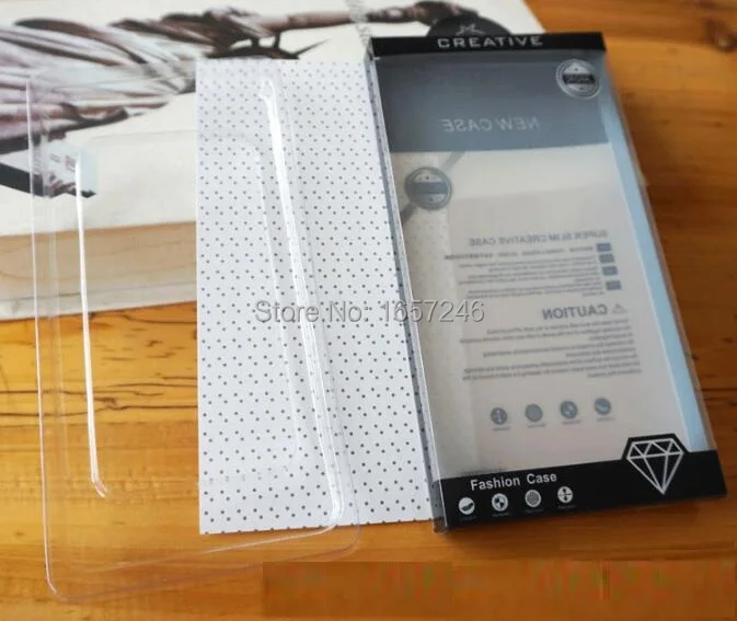 Top Universal Black PVC Retail Packaging Box For iPhone X 8 7 6s Plus Samsung S7 S8 S9 Plus Note 8 6inch Case Cover 500 pcs/lot 3