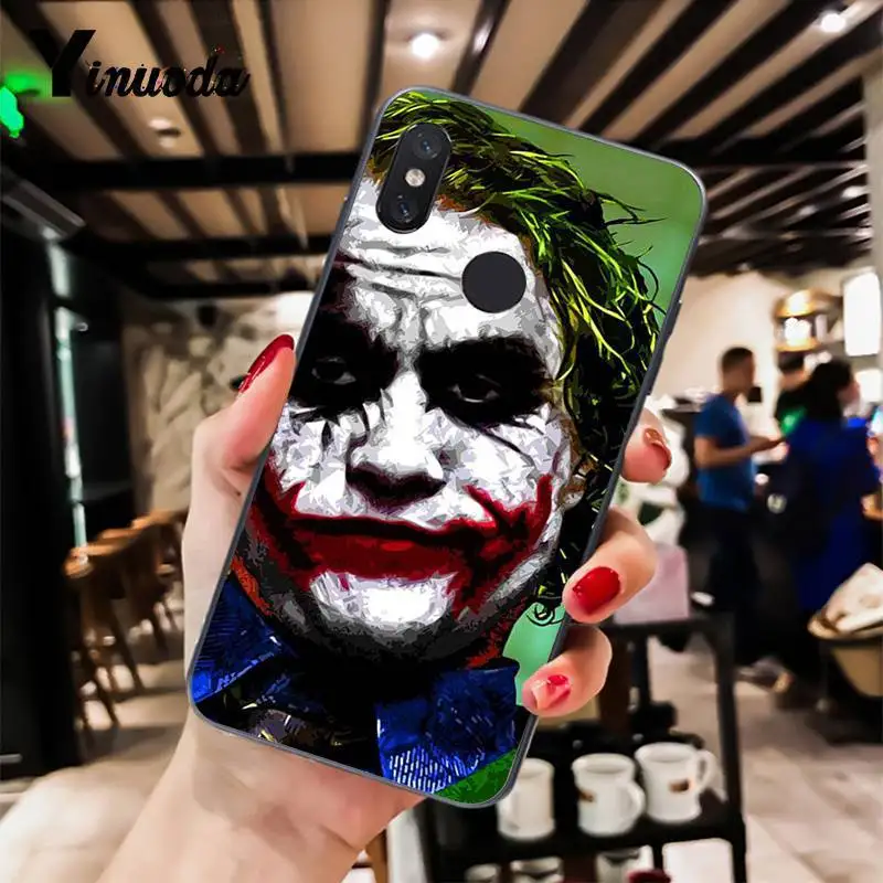 Yinuoda покер Джокер DIY окрашенный чехол для телефона Xiaomi Mi 6 Mix2 Mix2S Note3 8 8SE Redmi 5 5Plus Note4 4X