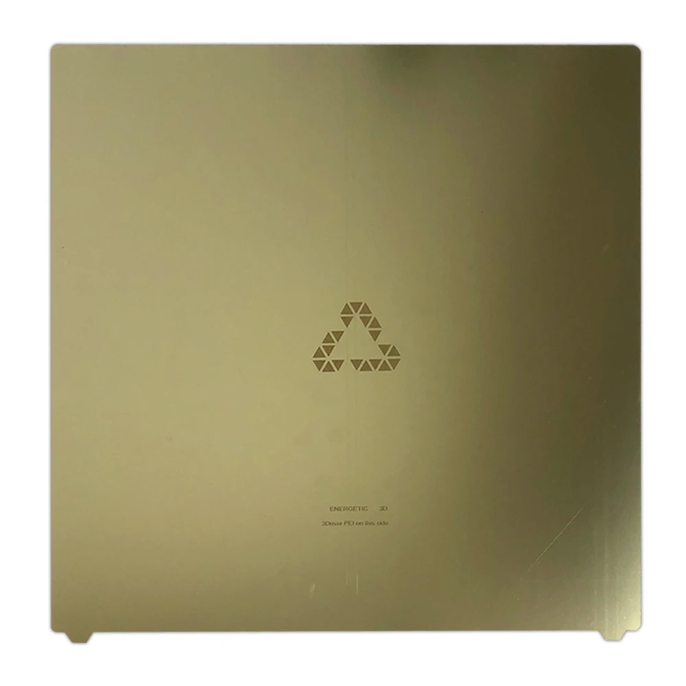 

ENERGETIC 3D Printer Spring Steel Sheet Heated Bed applied PEI 406x406mm(16"x16") +Magnetic base for CR-10S4, German RepRap X400