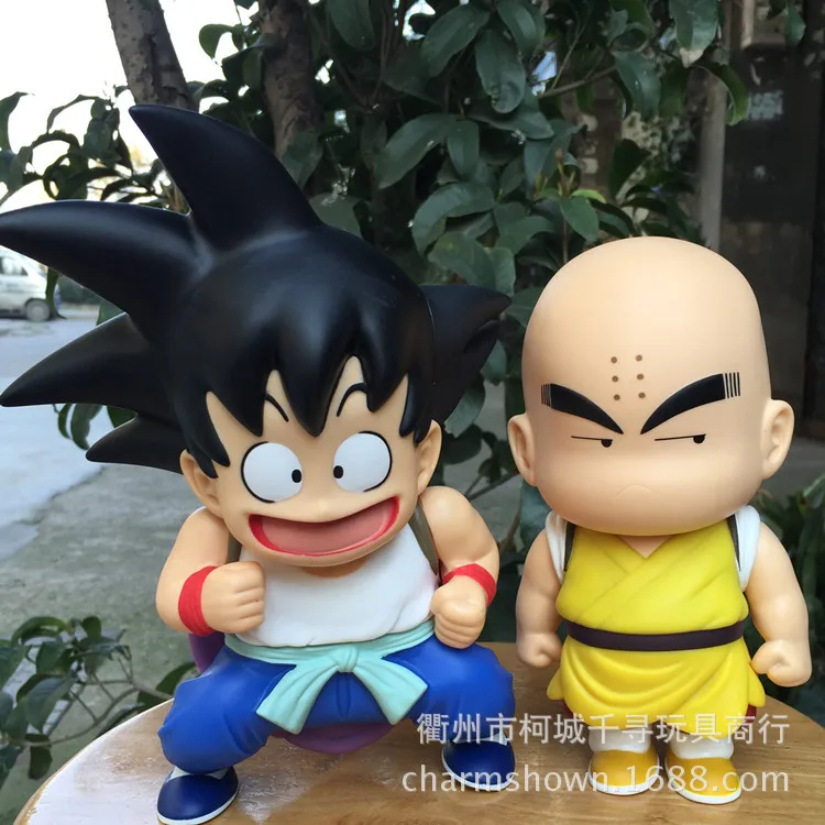 21cm 2pcs/set Dragon Ball Z Goku Kuririn Action Figure PVC Collection figures toys for christmas gift brinquedos