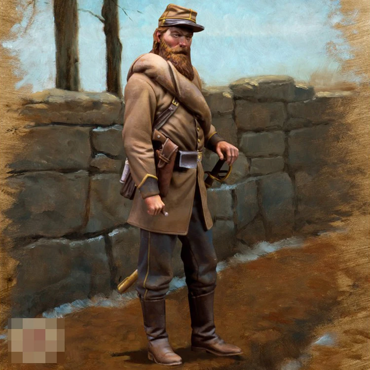 

1/24 Scale Unpainted Resin Officer collection figure