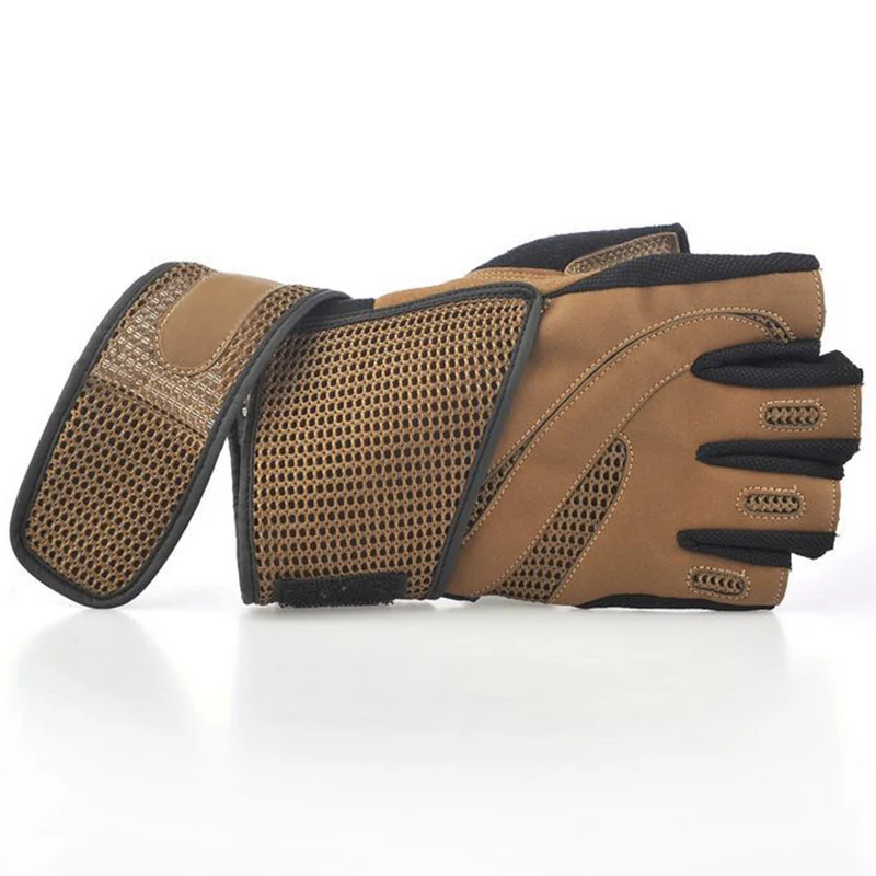 Men Gym Body Building Training Brand Fitness Gloves Sports Equipment Weight lifting Workout Exercise Luvas breathable Wrist Wrap
