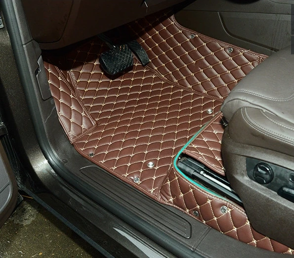

Best quality! Special car floor mats for Volkswagen Touareg 2017-2011 waterproof car rugs carpets for Touareg 2016,Free shipping