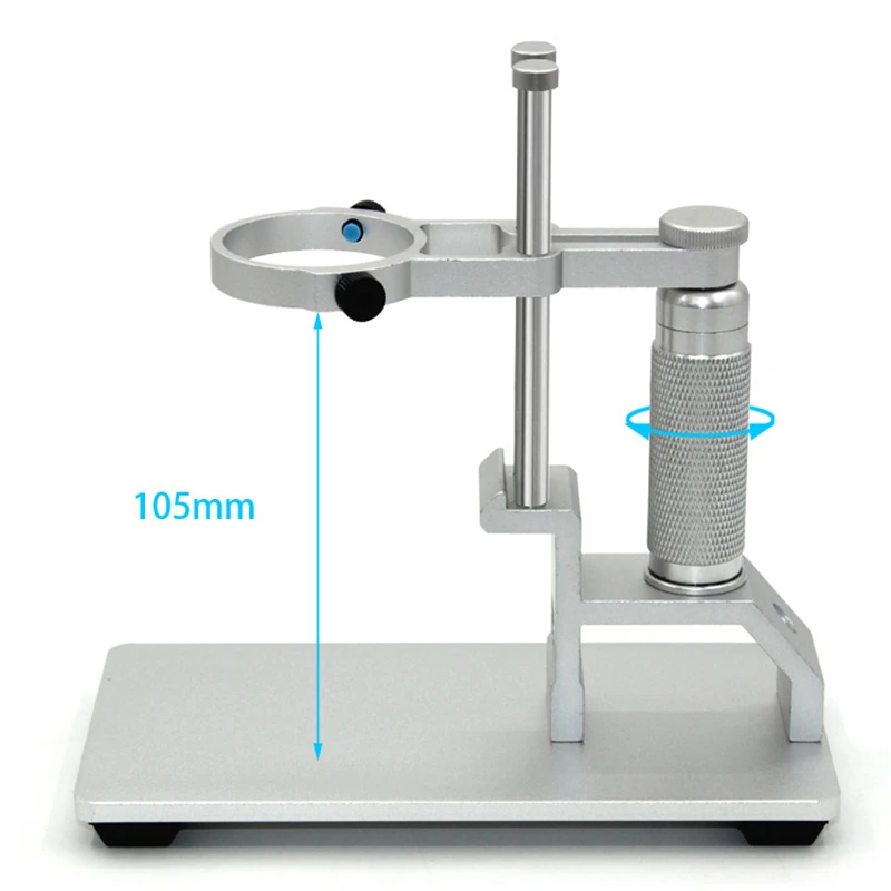 40 мм Калибр алюминиевый сплав цифровой микроскоп кронштейн регулируемая регулировка подъема вертикальный кронштейн