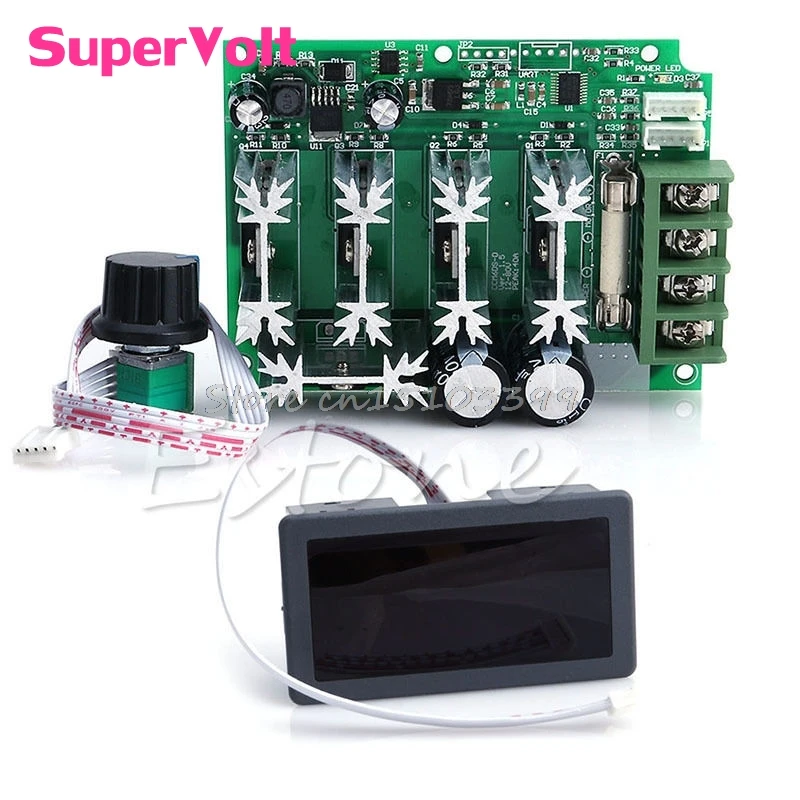

30A PWM Controller Motor Speed Control Governor With Digital Display Switch New G08 Drop ship