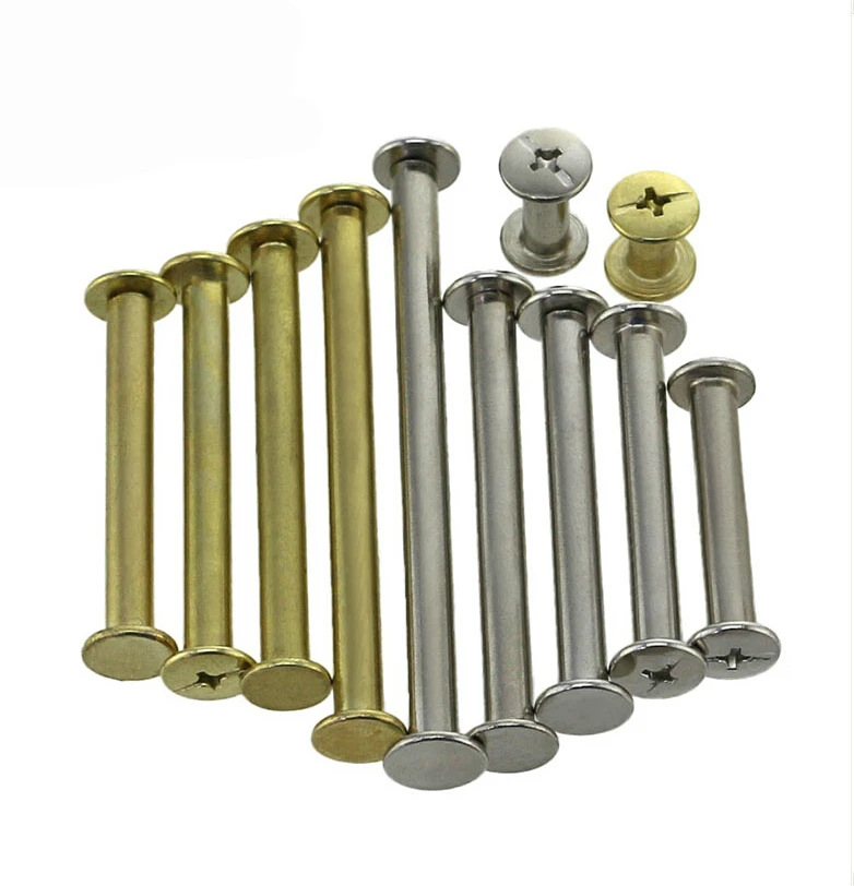 Tactical knife handle bolt handle snap rivet M5 spindle knife handle