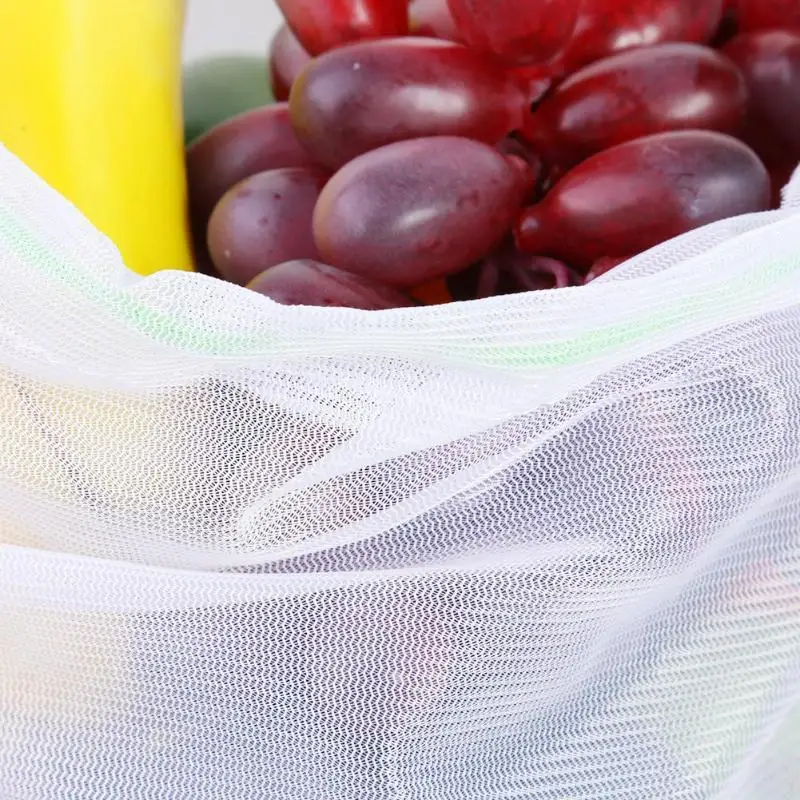 Многоразовые сетки производят сумки моющийся органайзер для продуктов хранения покупок Многофункциональный кухонный аксессуар
